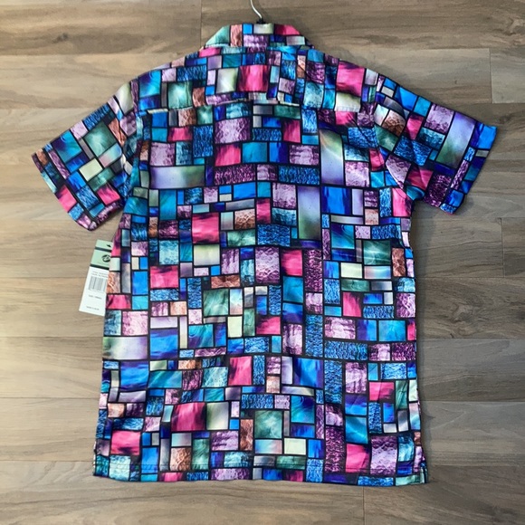 Men’s retro colorful print silky smooth touch size S - Picture 14 of 16